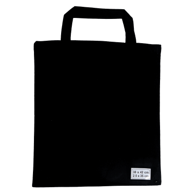 Shopping Bag - Large Tote (short handle) - Black